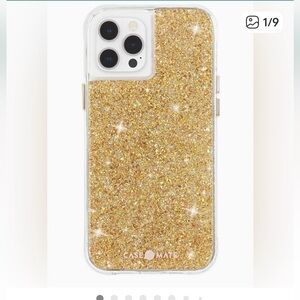 Case-Mate Twinkle Gold iPhone 12/12 Pro case - NWT
